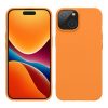 Θήκη Kwmobile για Apple iPhone 15, Πορτοκαλί, Σιλικόνη, 61957.15