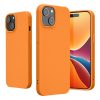 Θήκη Kwmobile για Apple iPhone 15, Πορτοκαλί, Σιλικόνη, 61957.15