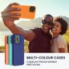 Θήκη Kwmobile για Apple iPhone 15, Πορτοκαλί, Σιλικόνη, 61957.15