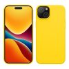 Θήκη Kwmobile για Apple iPhone 15, Κίτρινη, Σιλικόνη, 61953.165