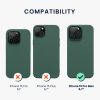 Θήκη Kwmobile για Apple iPhone 15 Pro Max, Πράσινη, Σιλικόνη, 61956.166