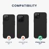 Θήκη Kwmobile για Apple iPhone 15 Plus, Μαύρη, Σιλικόνη, 61958.47