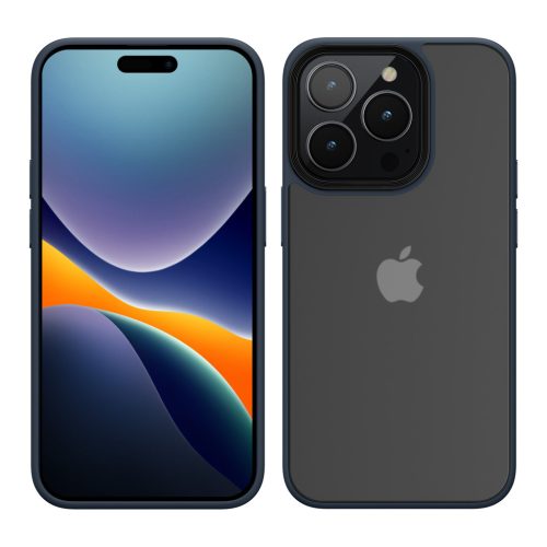 Θήκη Kwmobile για Apple iPhone 15 Pro, Μπλε/Διαφανής, Πολυανθρακικό, 61963.17