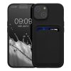 Θήκη Kwmobile για Apple iPhone 15, Μαύρη, Σιλικόνη, 62017.01