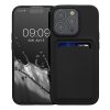 Θήκη Kwmobile για Apple iPhone 15 Pro, Μαύρη, Σιλικόνη, 62019.01