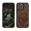 Θήκη Kwmobile για Apple iPhone 15 Pro Max, Καφέ, Ξύλο/Σιλικόνη, 62014.01