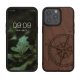 Θήκη Kwmobile για Apple iPhone 15 Pro Max, Καφέ, Ξύλο/Σιλικόνη, 62014.01