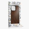 Θήκη Kwmobile για Apple iPhone 15 Pro Max, Καφέ, Ξύλο/Σιλικόνη, 62014.01