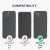 Θήκη Kwmobile με κορδόνι για Apple iPhone 15 Plus, Διαφανής/Μαύρη, Σιλικόνη, 62034.01