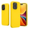 Θήκη Kwmobile για Apple iPhone 15 Pro, Κίτρινη, Σιλικόνη, 61955.165