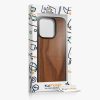 Θήκη Kwmobile για Apple iPhone 15 Pro, Καφέ, Ξύλινη/Σιλικόνη, 62009.18