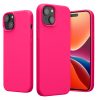 Θήκη Kwmobile για Apple iPhone 15, Ροζ, Σιλικόνη, 61953.77