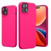 Θήκη Kwmobile για Apple iPhone 15 Plus, Ροζ, Σιλικόνη, 61954.77