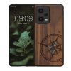Θήκη Kwmobile για Xiaomi Redmi Note 12 Pro 5G, Καφέ/Μπλε, Ξύλο, KWM000018BW004C