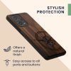 Θήκη Kwmobile για Xiaomi Redmi Note 12 Pro 5G, Καφέ/Μπλε, Ξύλο, KWM000018BW004C