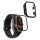 Σετ 2 Καλύμματα Kwmobile με τζάμι ασφαλείας για Haylou GST Lite/LS13, Διαφανές/Μαύρο, Πλαστικό, KWM000024TF001C