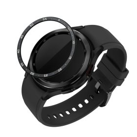   Kwmobile Dial Frame για Samsung Galaxy Watch 6 Classic, Μαύρο/Ασημί, Αλουμίνιο, KWM000024TK001C