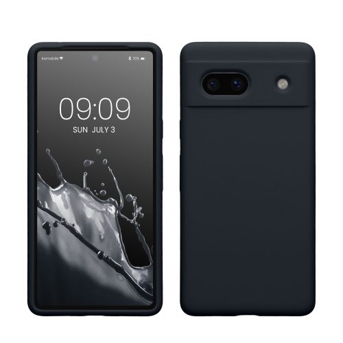 Θήκη Kwmobile για Google Pixel 7a, Σκούρο Γκρι, Σιλικόνη, KWM000019YE022C