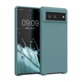   Θήκη Kwmobile για Google Pixel 6, Σκούρο Πράσινο, Σιλικόνη, KWM000013EZ058C