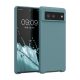 Θήκη Kwmobile για Google Pixel 6, Σκούρο Πράσινο, Σιλικόνη, KWM000013EZ058C