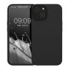 Θήκη Kwmobile για Apple iPhone 14, Μαύρη, Σιλικόνη, KWM000016NI029C