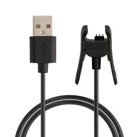   Καλώδιο τροφοδοσίας USB Kwmobile για Garmin Vivosmart 4, Μαύρο, Πλαστικό, KWM000024UD001C