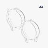 Σετ 2 θηκών Kwmobile για Garmin Vivomove 3S, Διαφανές, Σιλικόνη, KWM000024UL001C