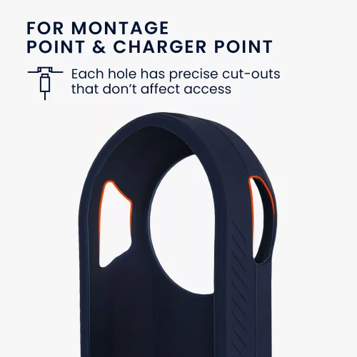 Προστατευτική θήκη Kwmobile για Garmin Varia RTL515, Σκούρο Μπλε, Σιλικόνη, KWM000024US002C