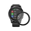 Σετ 2 προστατευτικών μεμβρανών Kwmobile για Garmin Vivoactive 4, Διαφανές/Μαύρο, Πολυμερές, KWM000024UX001C