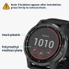 Σετ 2 προστατευτικών μεμβρανών Kwmobile για Garmin Vivoactive 4, Διαφανές/Μαύρο, Πολυμερές, KWM000024UX001C