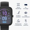 Σετ 2 προστατευτικών μεμβρανών Kwmobile για Amazfit Bip 3 Pro, Διαφανές/Μαύρο, Πολυμερές, KWM000024VI001C