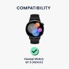Σετ 2 προστατευτικών μεμβρανών Kwmobile για Huawei Watch GT 3 (42mm), Διαφανές/Μαύρο, Πολυμερές, KWM000024VW001C