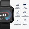 Σετ 2 προστατευτικών μεμβρανών Kwmobile για Fitbit Versa 4/Sense 2, Διαφανές/Μαύρο, Πολυμερές, KWM000024WK001C