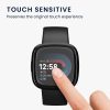 Σετ 2 προστατευτικών μεμβρανών Kwmobile για Fitbit Versa 4/Sense 2, Διαφανές/Μαύρο, Πολυμερές, KWM000024WK001C
