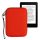 Kwmobile Universal Cover for 6 inch eBook Reader, Orange, Neoprene, KWM000010OQ011C