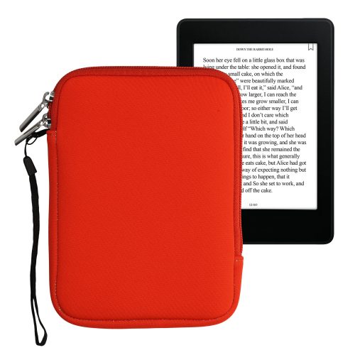 Kwmobile Universal Cover for 6 inch eBook Reader, Orange, Neoprene, KWM000010OQ011C