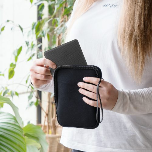 Kwmobile Universal Cover for 6 inch eBook Reader, Orange, Neoprene, KWM000010OQ011C