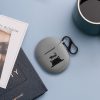 Θήκη ακουστικών Kwmobile για Google Pixel Buds Pro, Γκρι/Μαύρο, Σιλικόνη, KWM000017PM002C