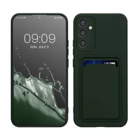   Θήκη Kwmobile για Samsung Galaxy A34 5G, Σκούρο Πράσινο, Σιλικόνη, KWM0000191B004C