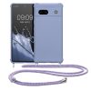 Θήκη Kwmobile με κορδόνι για Google Pixel 7a, μπλε, σιλικόνη, KWM000019YH005C