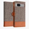 Θήκη Kwmobile για Google Pixel 7a, Γκρι/Καφέ, Textile, KWM000020HX001C