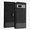 Θήκη Kwmobile για Google Pixel 7a, Μαύρο, Textile, KWM000020HX002C