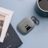 Θήκη ακουστικών Kwmobile για Sony LinkBuds S, Γκρι/Μαύρο, Σιλικόνη, KWM000024WX001C