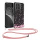 Θήκη Kwmobile για Honor X6a, Διαφανής/Ροζ, Σιλικόνη, KWM000020IC001C