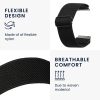 Kwmobile Strap για Xiaomi Mi Watch Color Sport/S1 Active, Μαύρο, Nylon, KWM000024YA001C