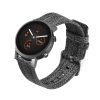 Λουράκι Kwmobile για TicWatch Ticwatch E3 / GTH 20mm, Γκρι, Textile, KWM000024YO001C