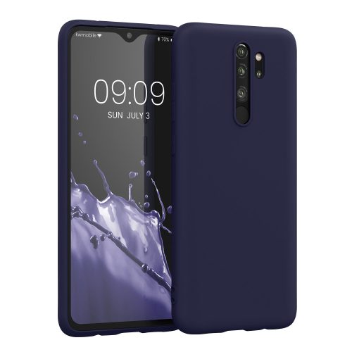 Θήκη Kwmobile για Xiaomi Redmi Note 8 Pro, Σκούρο Μπλε, Σιλικόνη, KWM000010MT039C