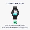Σετ 2 θηκών Kwmobile για Samsung Galaxy Watch 5, Μαύρο/Χρυσό, Πλαστικό, KWM000024ZL001C