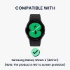 Σετ 2 θηκών Kwmobile για Samsung Galaxy Watch 4, Διαφανές/Χρυσό, Πλαστικό, KWM000024ZN001C