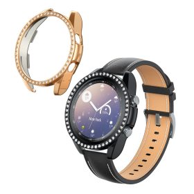   Σετ 2 θηκών Kwmobile για Samsung Galaxy Watch 3, Μαύρο/Χρυσό, Πλαστικό, KWM000024ZP001C